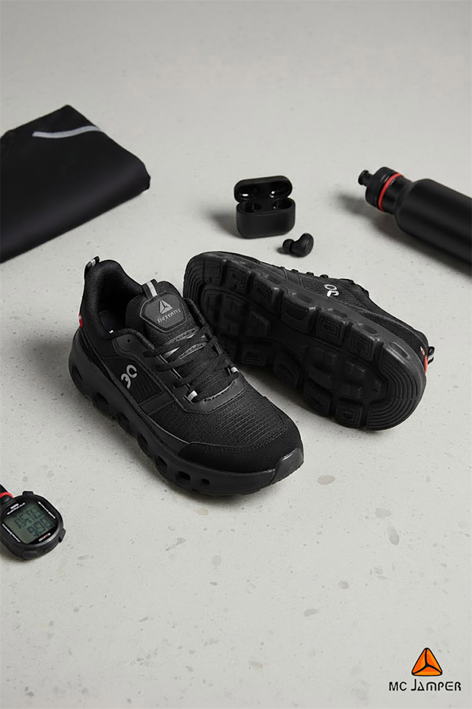 Mc Jamper Erkek Memory Foam Ortopedik Sneaker Siyah