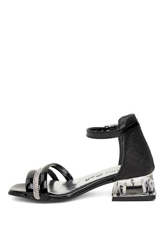 Minican BR P 116 Patik Kız Çocuk Abiye Ayakkabı Siyah