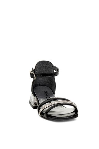 Minican BR P 116 Patik Kız Çocuk Abiye Ayakkabı Siyah