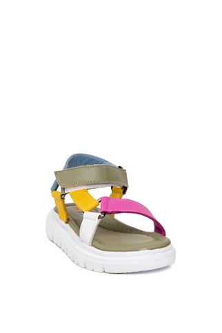 Minican MZ P 3000 Patik Kız Çocuk Düz Sandalet Yeşil