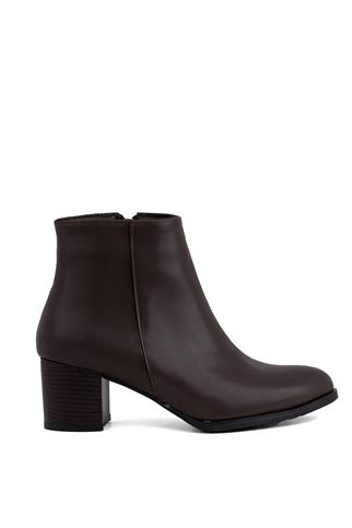 Miss Park Moda PM09 K1800 Kadın Topuklu Bot Kahverengi