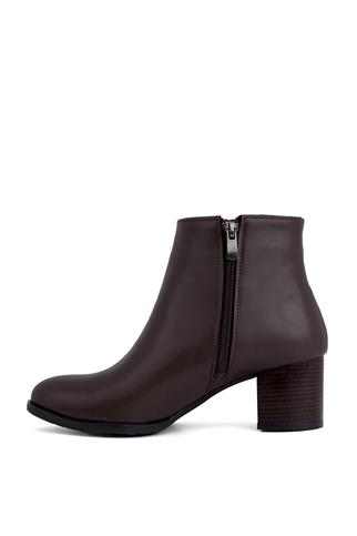 Miss Park Moda PM09 K1800 Kadın Topuklu Bot Kahverengi