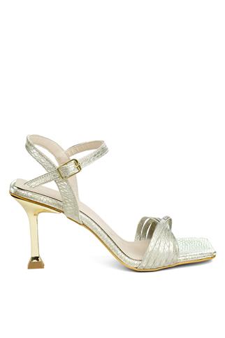 Miss Park Moda PM161 K200/2 Kadın Abiye Ayakkabı Altın