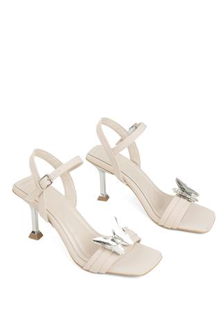 Miss Park Moda PM161 K207 Kadın Abiye Ayakkabı Ten