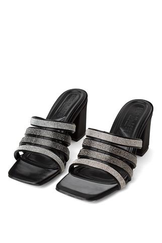 Miss Park Moda PM161 K400/1 Kadın Abiye Ayakkabı Siyah