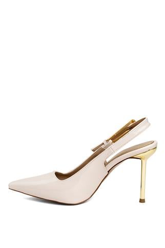 Miss Park Moda PM170 K9290 Kadın Abiye Ayakkabı Bej