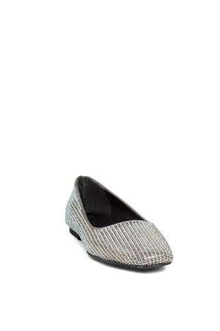 Miss Park Moda PM38 K2031 Kadın Babet Platin