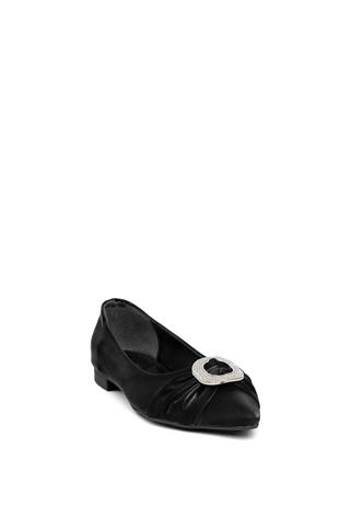 Miss Park Moda PM386 K488 Kadın Babet Siyah