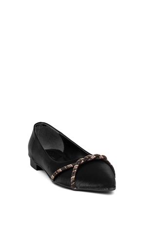 Miss Park Moda PM386 K498-1 Kadın Babet Siyah