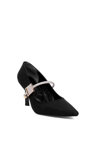 Miss Park Moda PM439 K951N Kadın Klasik Topuklu Ayakkabı Siyah