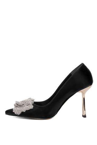 Miss Park Moda PM439 K990 Kadın Abiye Ayakkabı Siyah