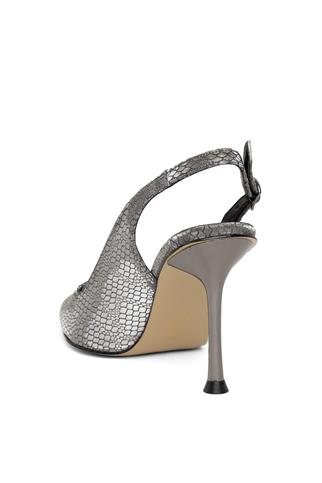 Miss Park Moda PM450 K099/2 Kadın Topuklu Ayakkabı Platin