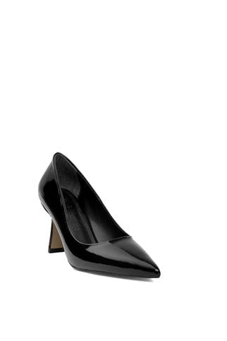 Miss Park Moda PM537 K200-1 Kadın Klasik Topuklu Ayakkabı Siyah