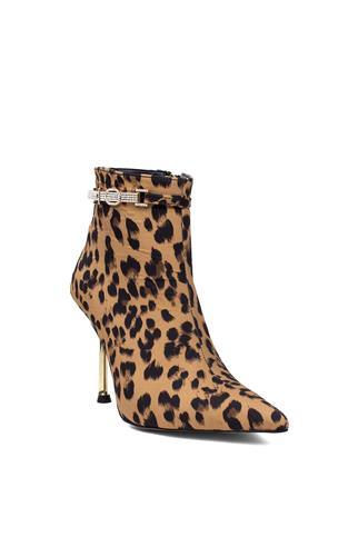 Miss Park Moda PM543 K1010-1 Kadın Klasik Topuklu Bot Siyah