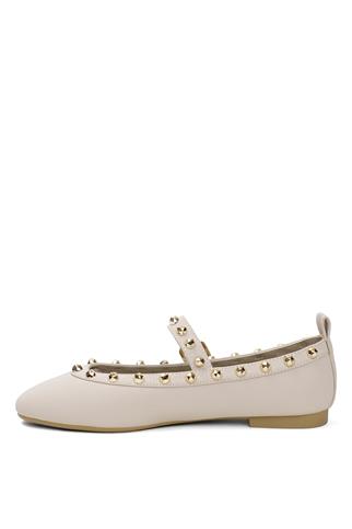 Miss Park Moda PM567 K841 Kadın Babet Bej