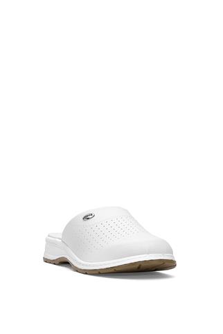 Muya 31020-3652 Sabo Kadın Ortopedik Sabo Terlik Beyaz