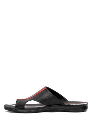 Muya 31306-2642 Rada Erkek Ortopedik Düz Terlik Siyah