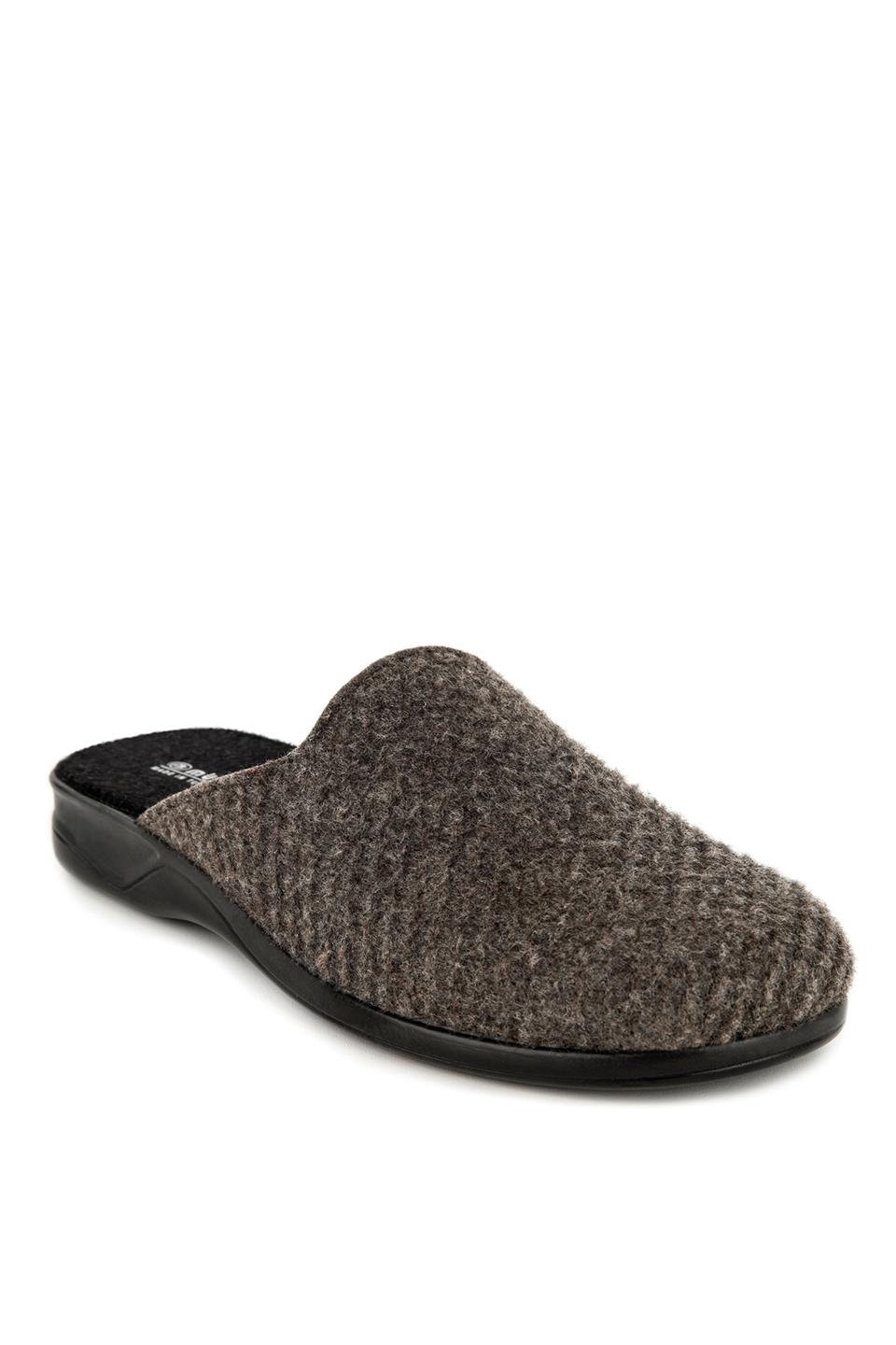 Muya 31804-3075 Arven Erkek Ortopedik Ev Terliği Kahverengi