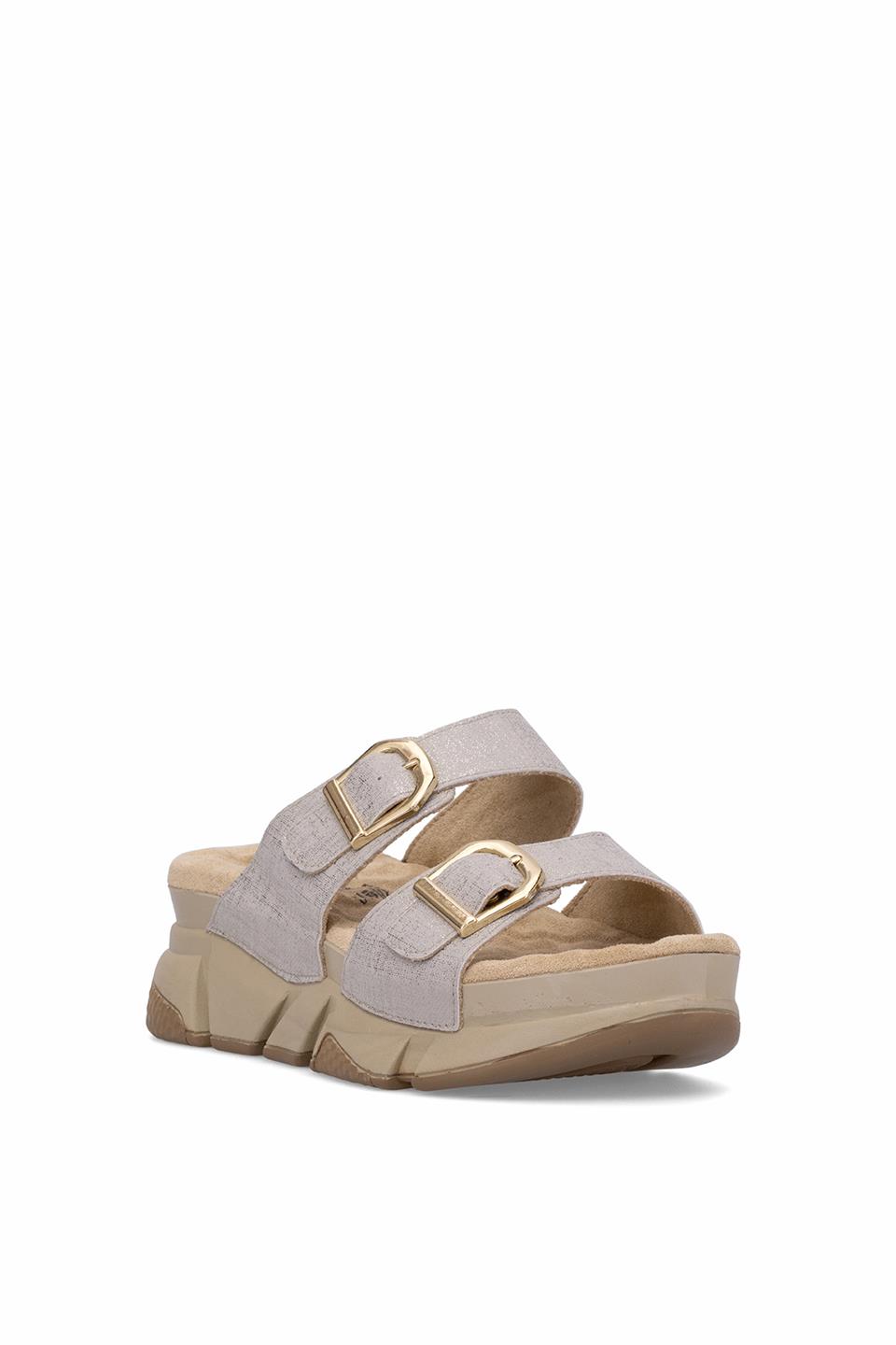 Muya 35244-4018 Kiirus Kadın Ortopedik Terlik Bej