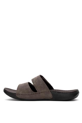 Muya 35404-3095 Luwih Erkek Ortopedik Düz Terlik Kahverengi