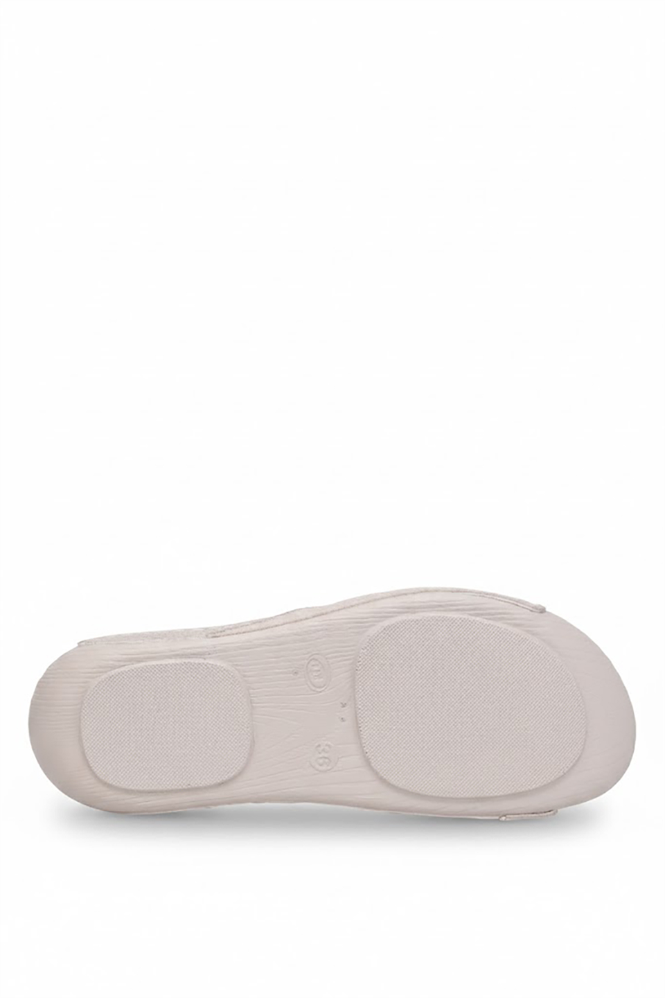 Muya 36217-3009-26Y Sinne Kadın Ortopedik Düz Terlik Krem