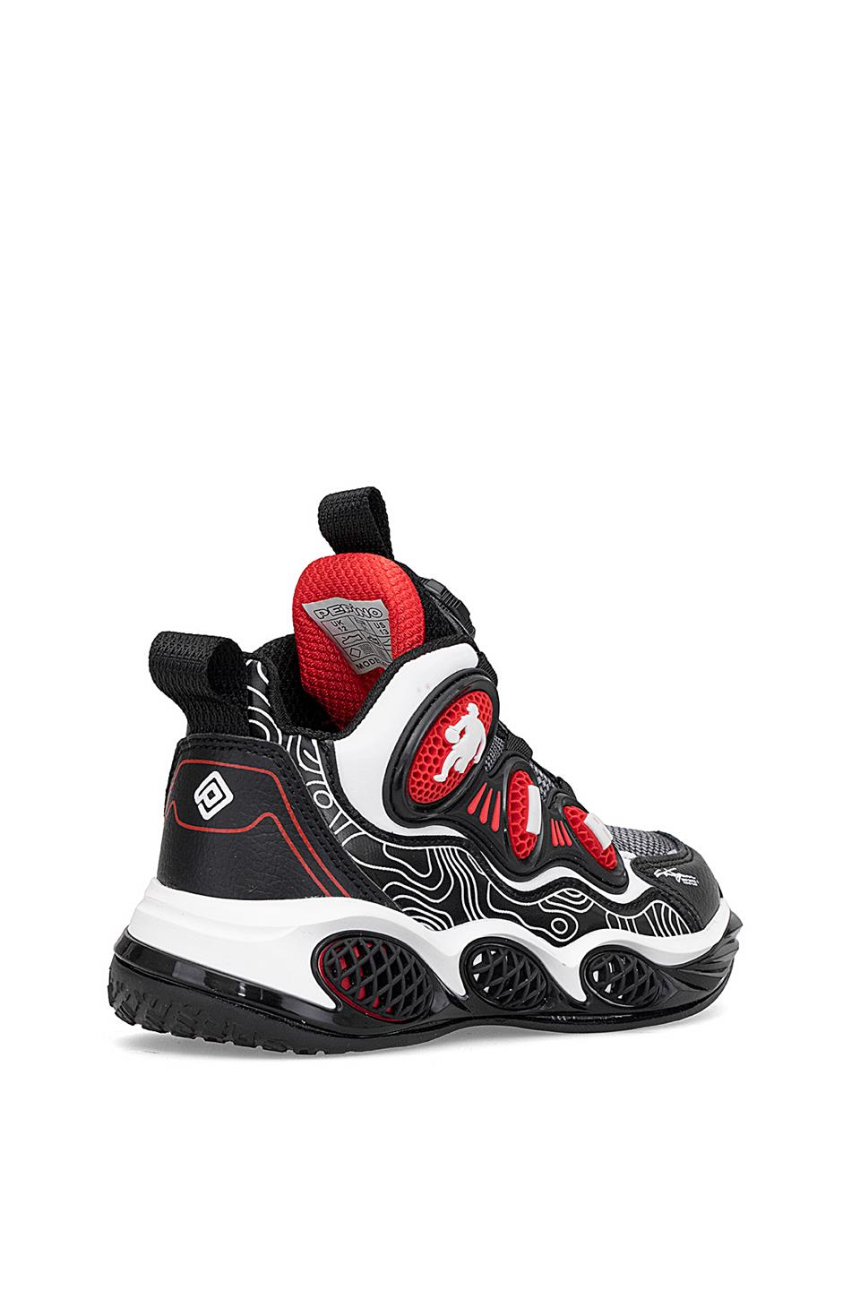 Pepino FK25-1822 Filet Erkek Çocuk Basketbol Ayakkabısı Siyah - Kırmızı