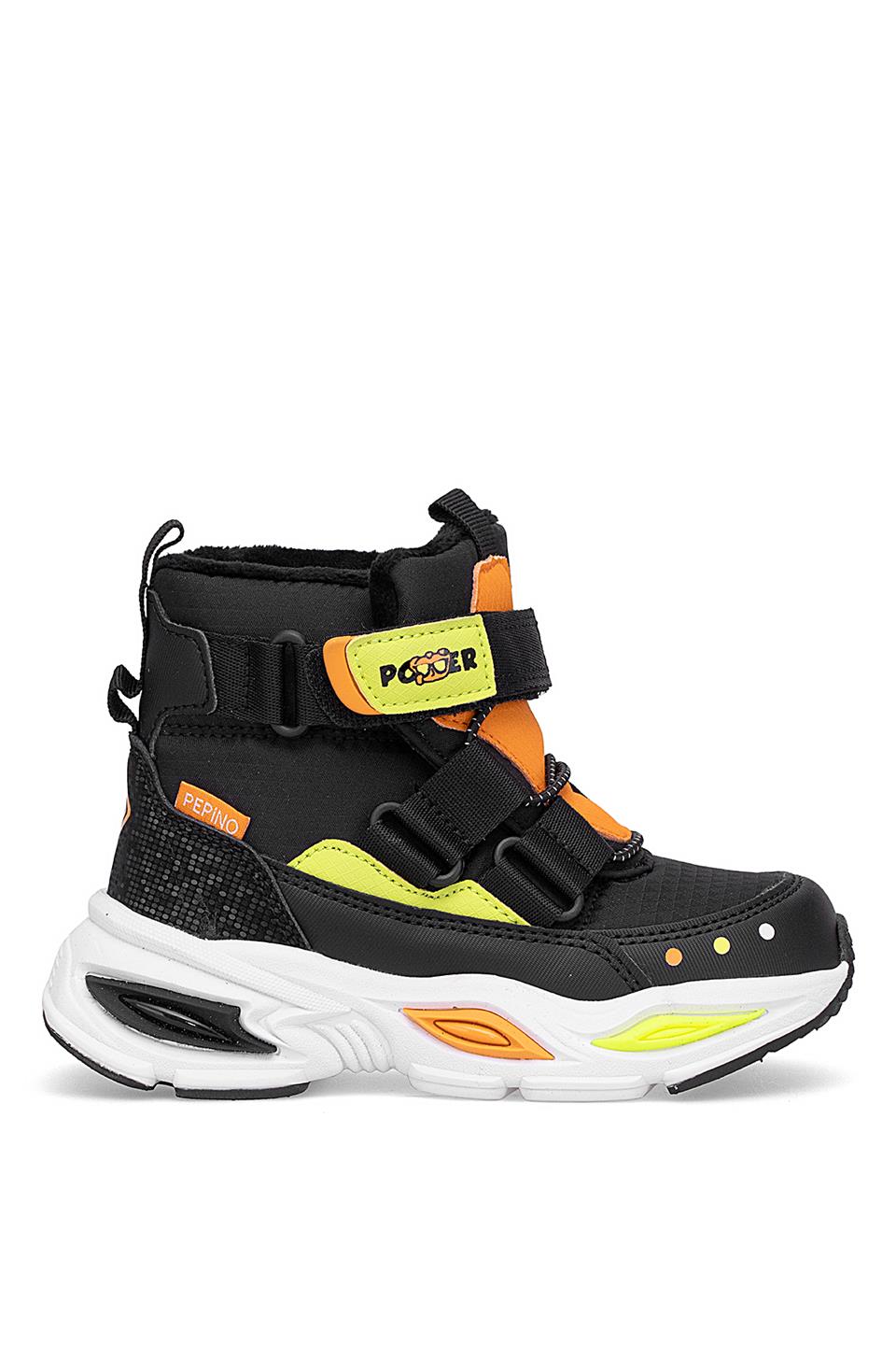 Pepino PK25-2087 Patik Erkek Çocuk Kar Botu Siyah - Sarı