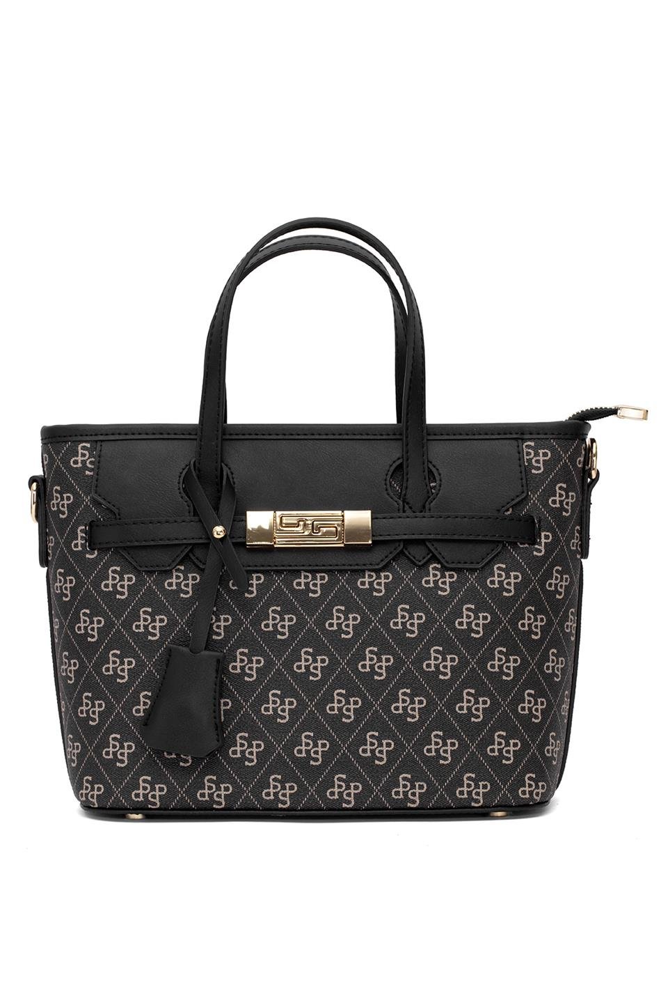 Silver Polo 1185 Kadın El Çantası Siyah