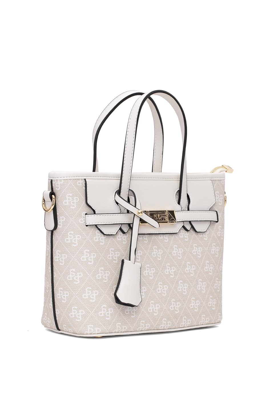 Silver Polo 1185 Kadın El Çantası Taş