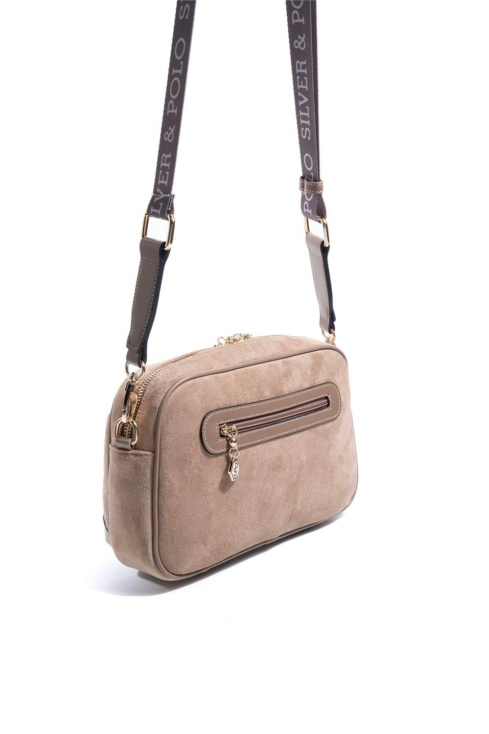 Silver Polo SP1094-M12 Kadın Çapraz Çanta Vizon