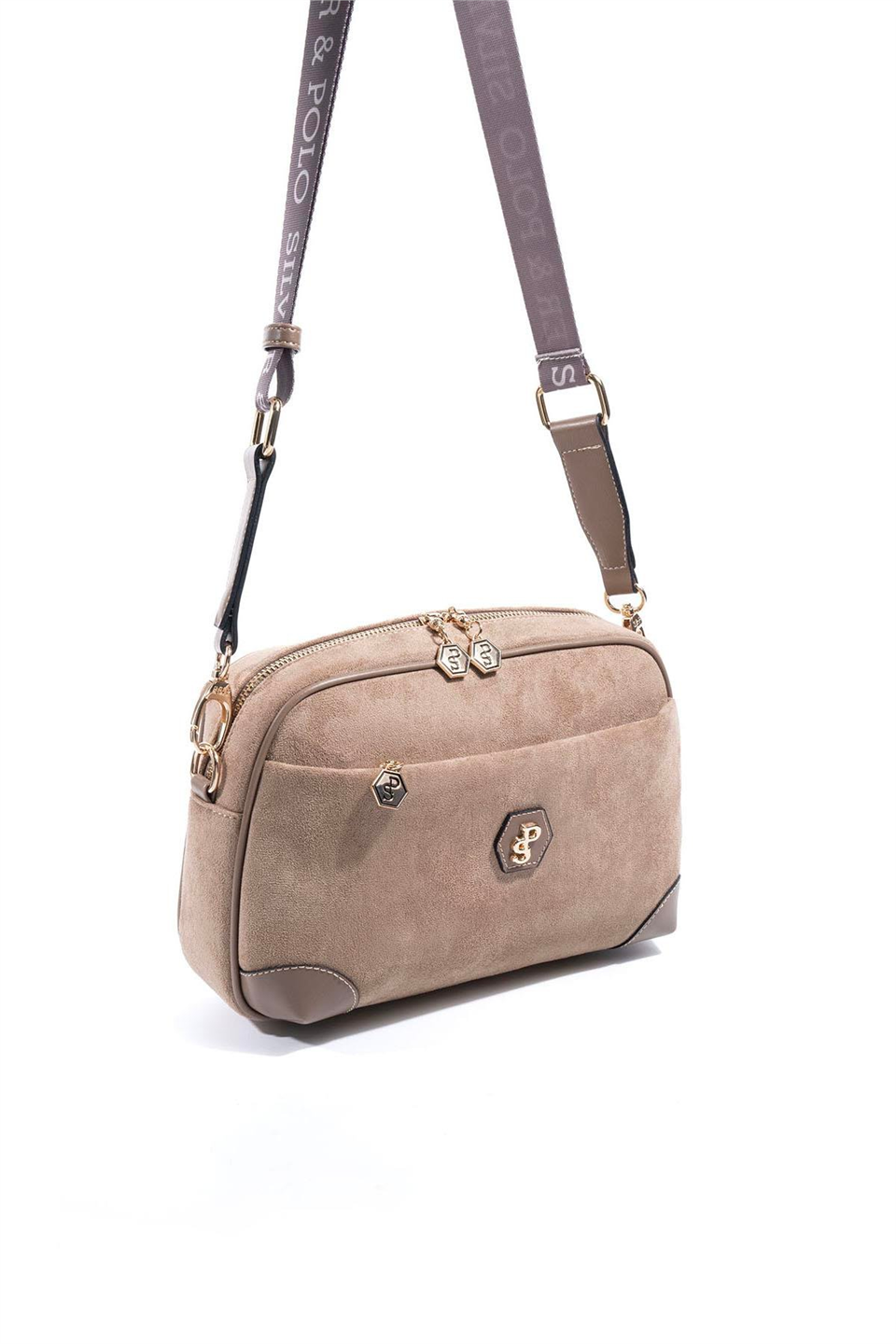 Silver Polo SP1094-M12 Kadın Çapraz Çanta Vizon