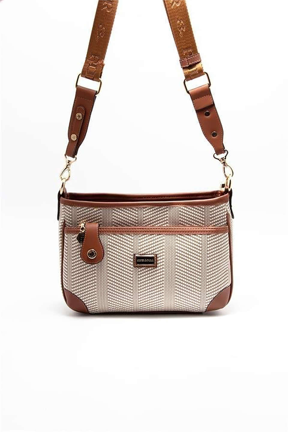 Silver Polo SP1160-M132 Kadın Çapraz Çanta Bej