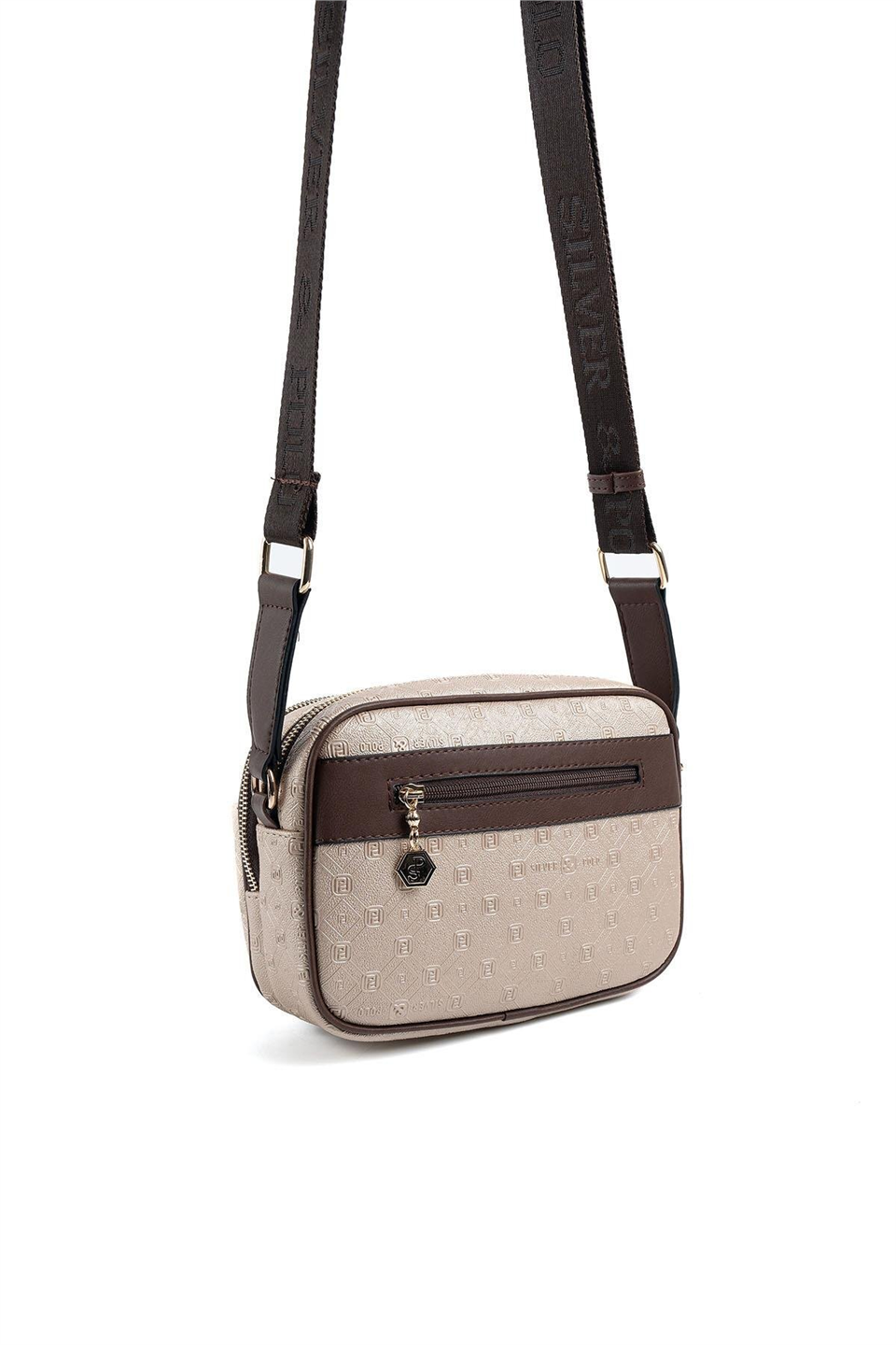 Silver Polo SP1162-M46 Kadın Çapraz Çanta Ten