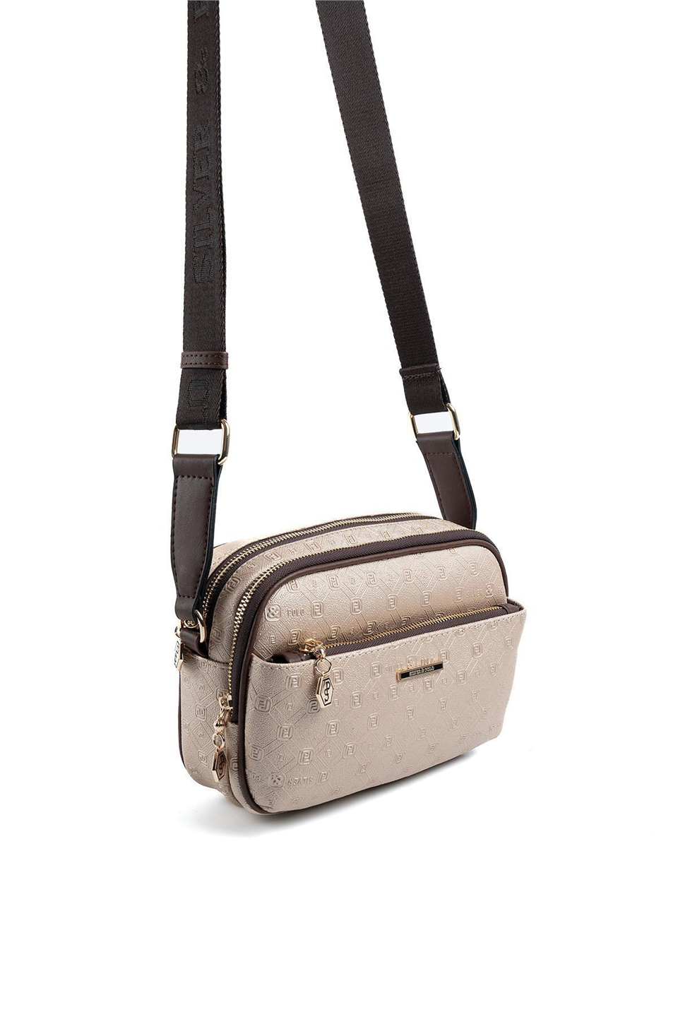 Silver Polo SP1162-M46 Kadın Çapraz Çanta Ten