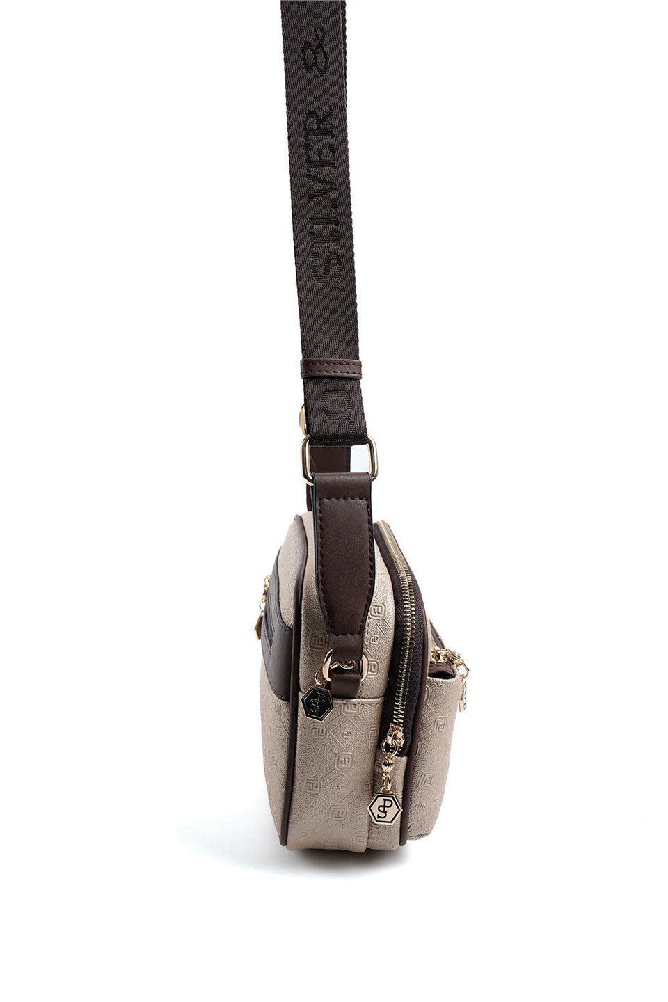 Silver Polo SP1162-M46 Kadın Çapraz Çanta Ten