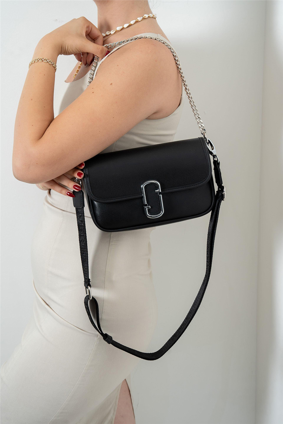 Silver Polo SP1171-M105 Kadın Omuz Çantası Siyah