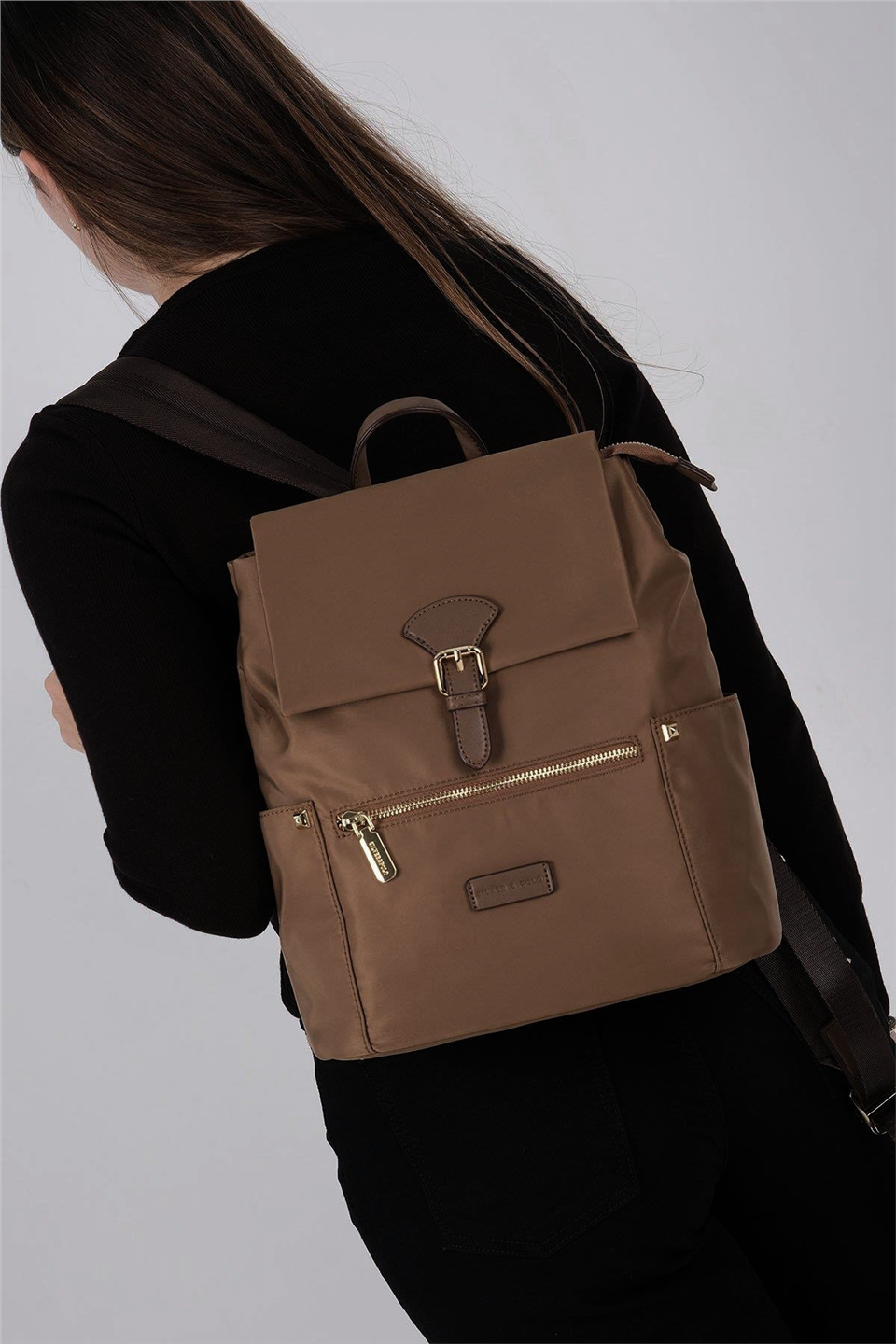 Silver Polo SP1210-M206 Kadın Sırt Çantası Kahverengi