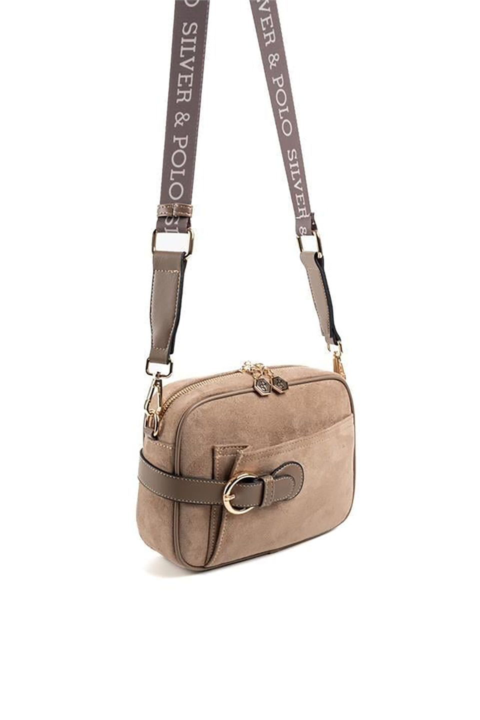 Silver Polo SP1256-M12 Kadın Çapraz Çanta Vizon