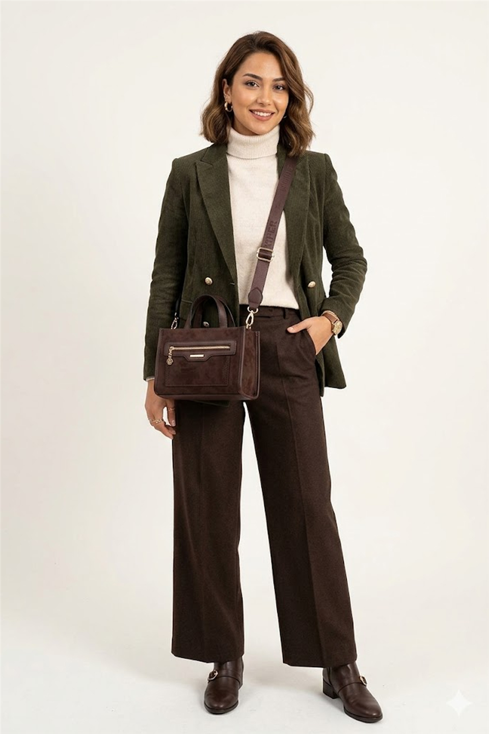 Silver Polo SP1271-M12 Kadın El Çantası Kahverengi