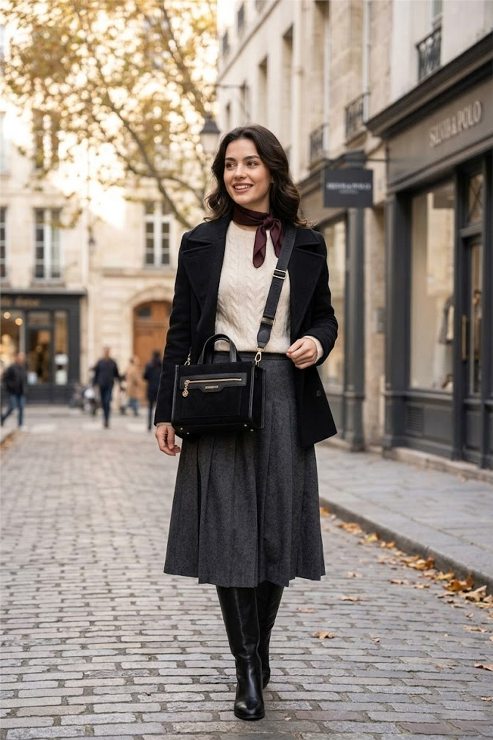 Silver Polo SP1271-M12 Kadın El Çantası Siyah