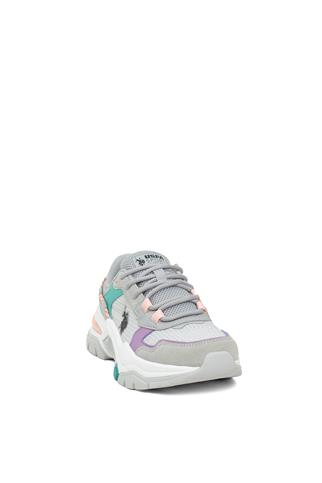 U.S. Polo 101502371 Vincent Kadın Klasik Sneaker Gri