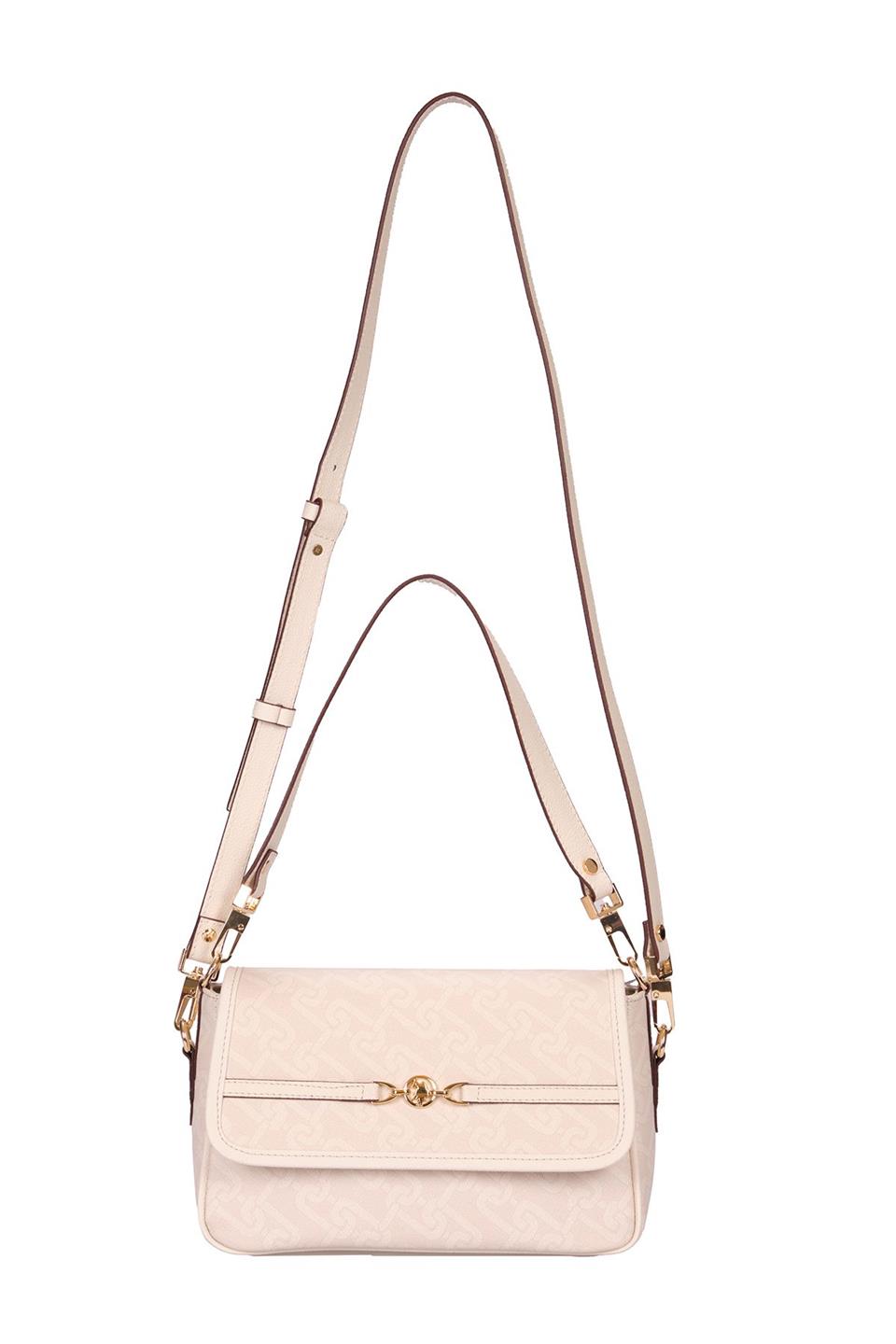 U.S. Polo Assn. US25105 Kadın Omuz Çantası Krem