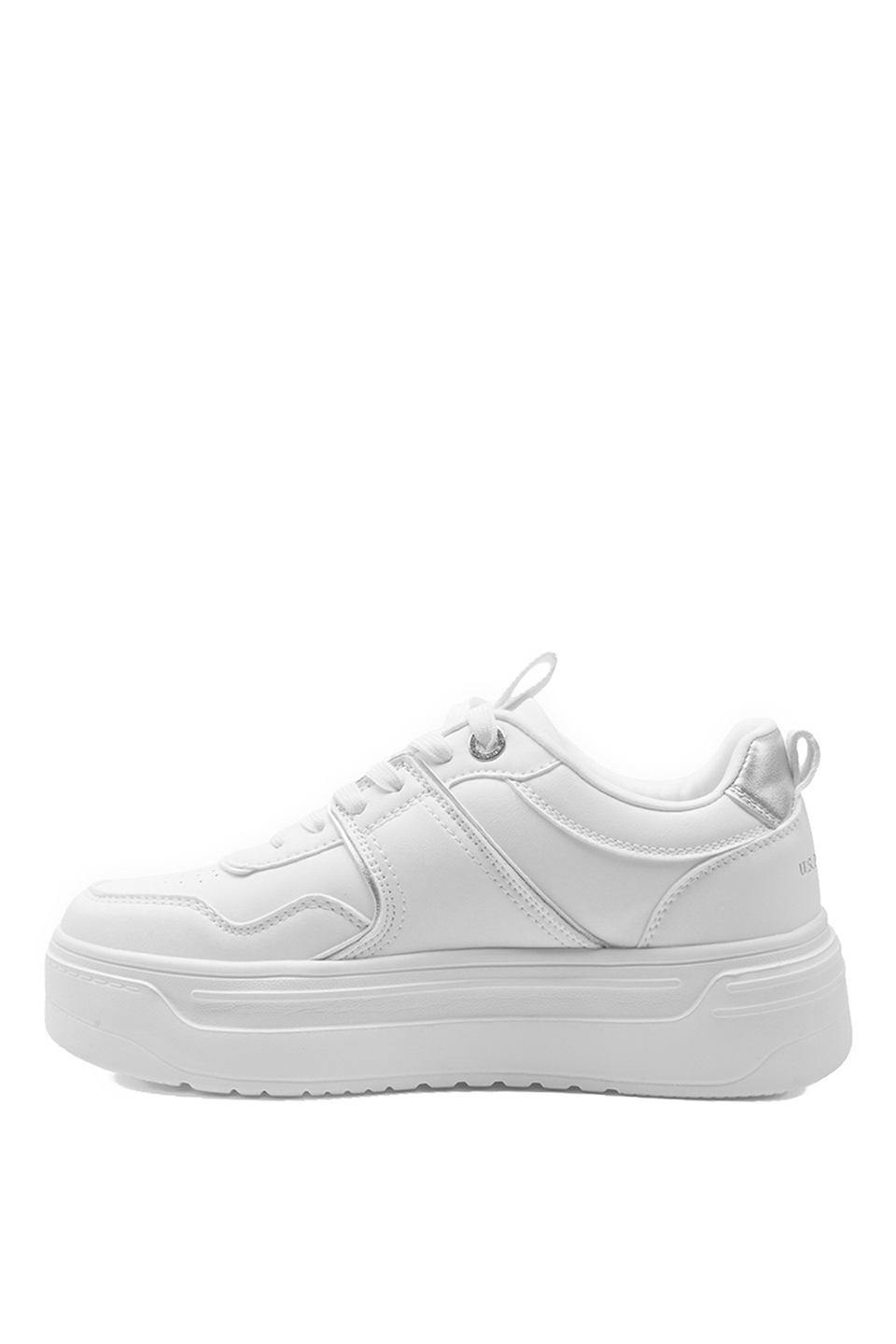 U.S. Polo Assn. 102201924 6M Clarke 6FX Kadın Klasik Sneaker Beyaz