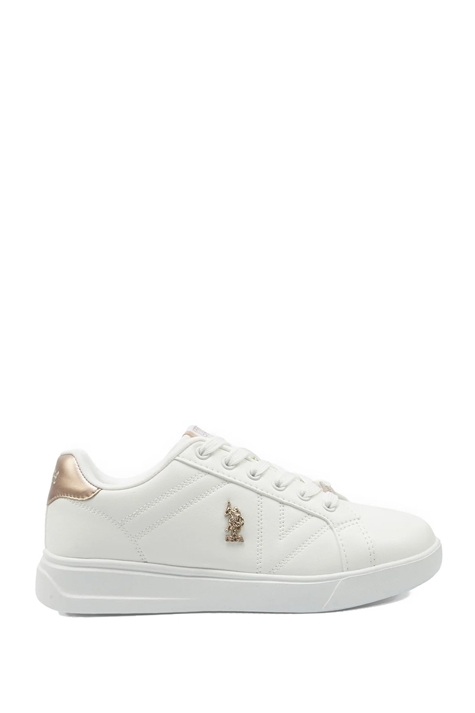U.S. Polo Assn. 1021577786 6P Exxy 6FX Kadın Klasik Sneaker Beyaz