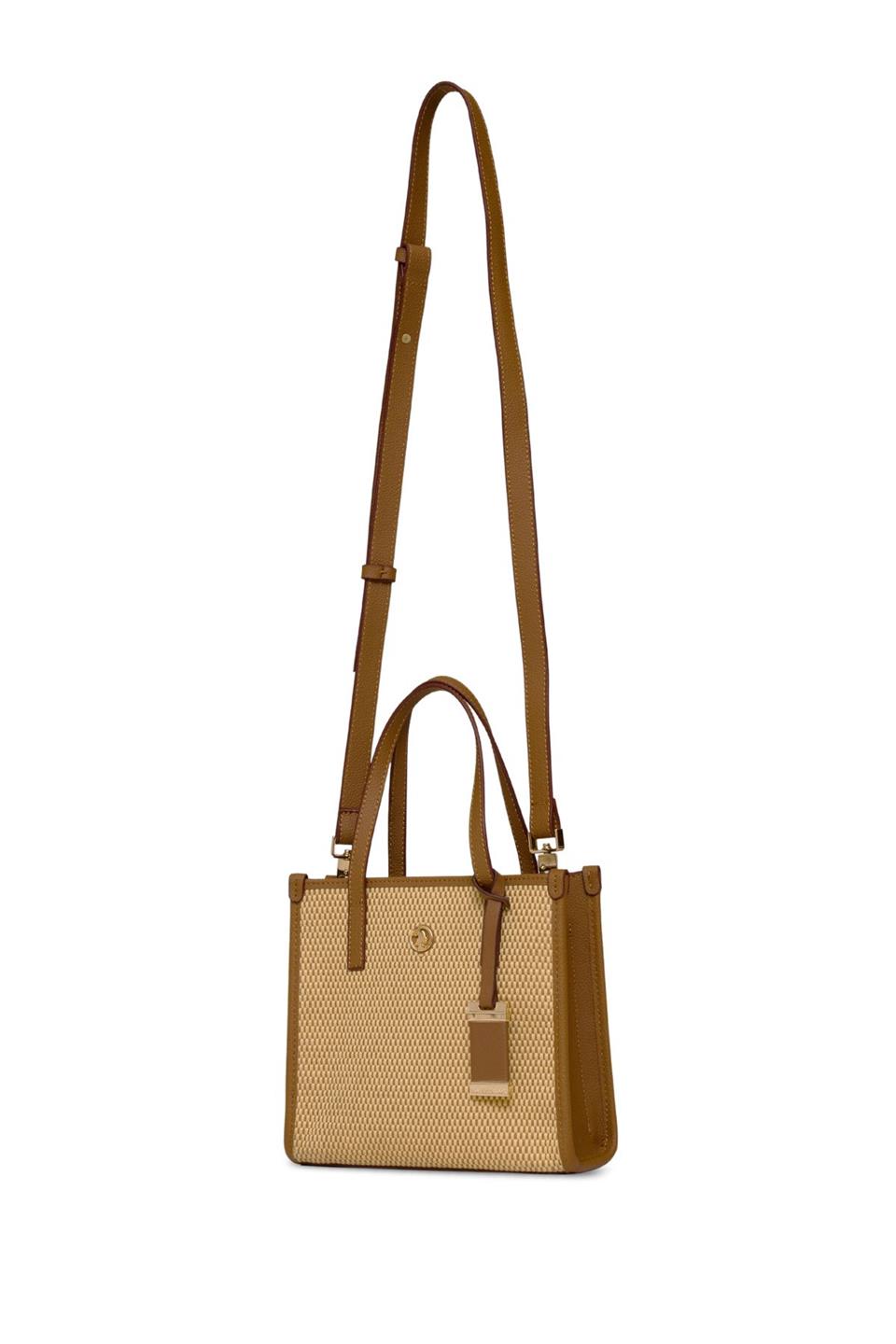 U.S. Polo Assn. US25305 Kadın Çapraz Çanta Bej