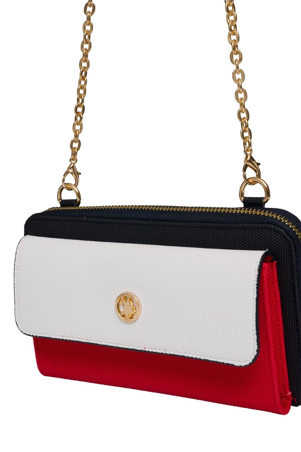 U.S. Polo Assn. USC25255 Kadın Omuz Çantası Lacivert - Kırmızı