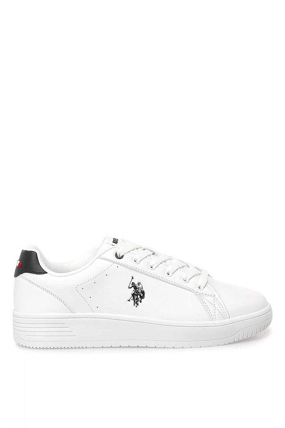 U.S. Polo Assn. A102020954 5W Cost 5PR Erkek Klasik Sneaker Beyaz