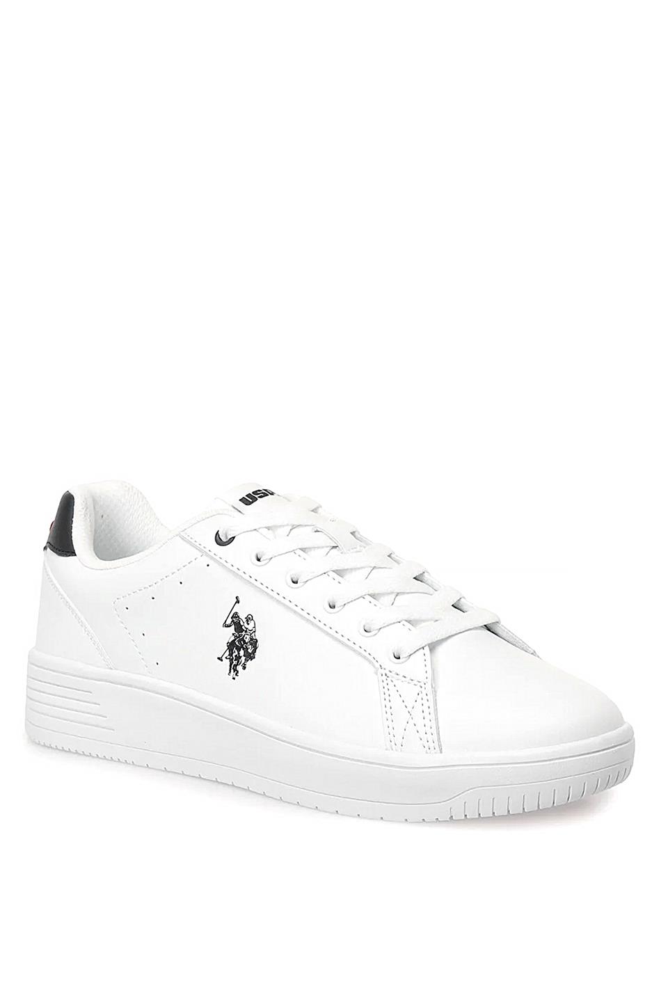 U.S. Polo Assn. A102020954 5W Cost 5PR Erkek Klasik Sneaker Beyaz