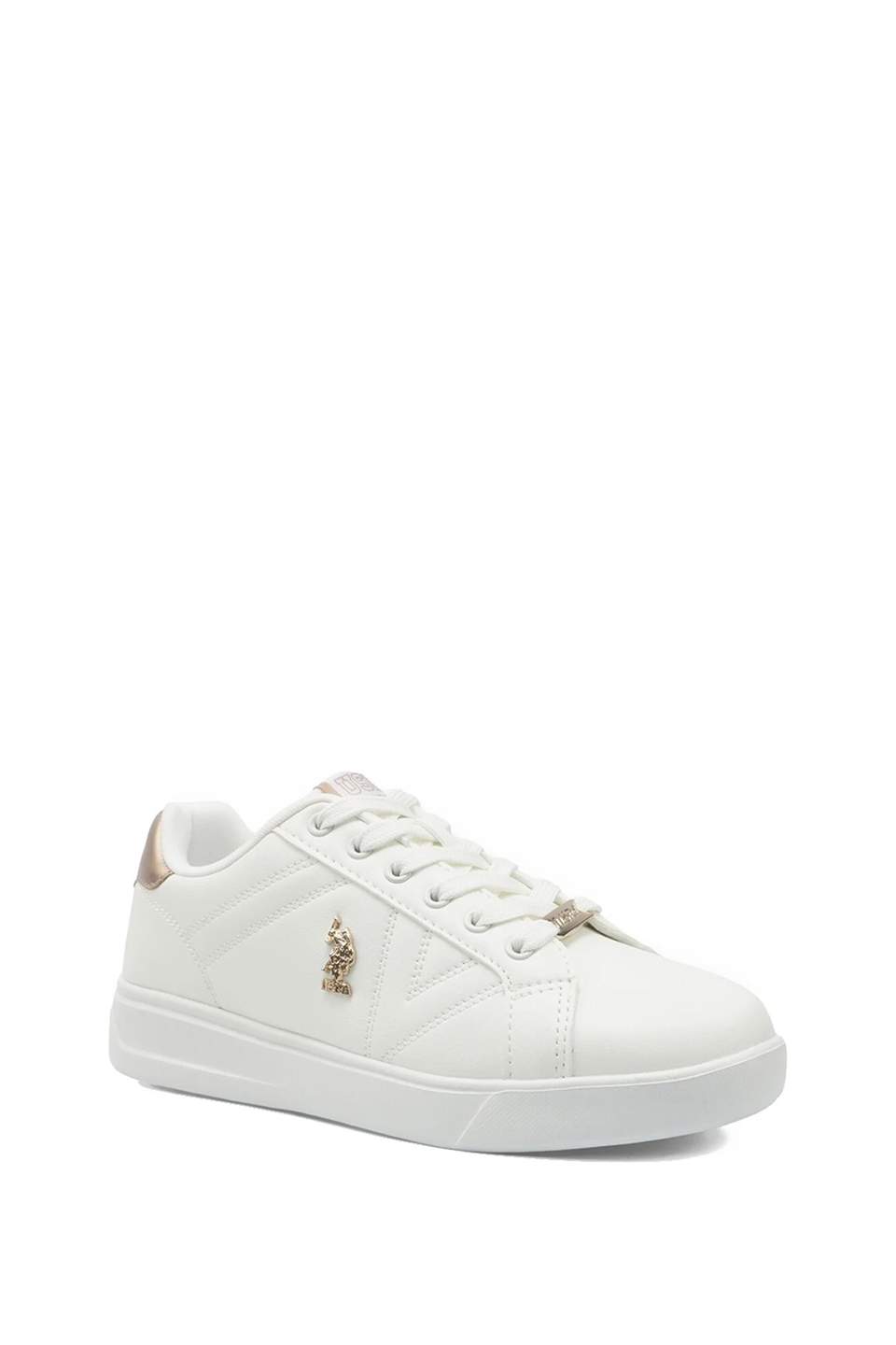 U.S. Polo Assn. 1021577786 6P Exxy 6FX Kadın Klasik Sneaker Beyaz