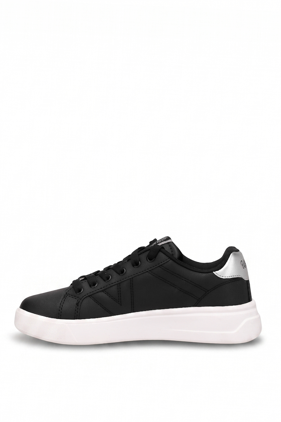 U.S. Polo Assn. A101946743 5F Exxy 5PR Kadın Klasik Sneaker Siyah - Beyaz